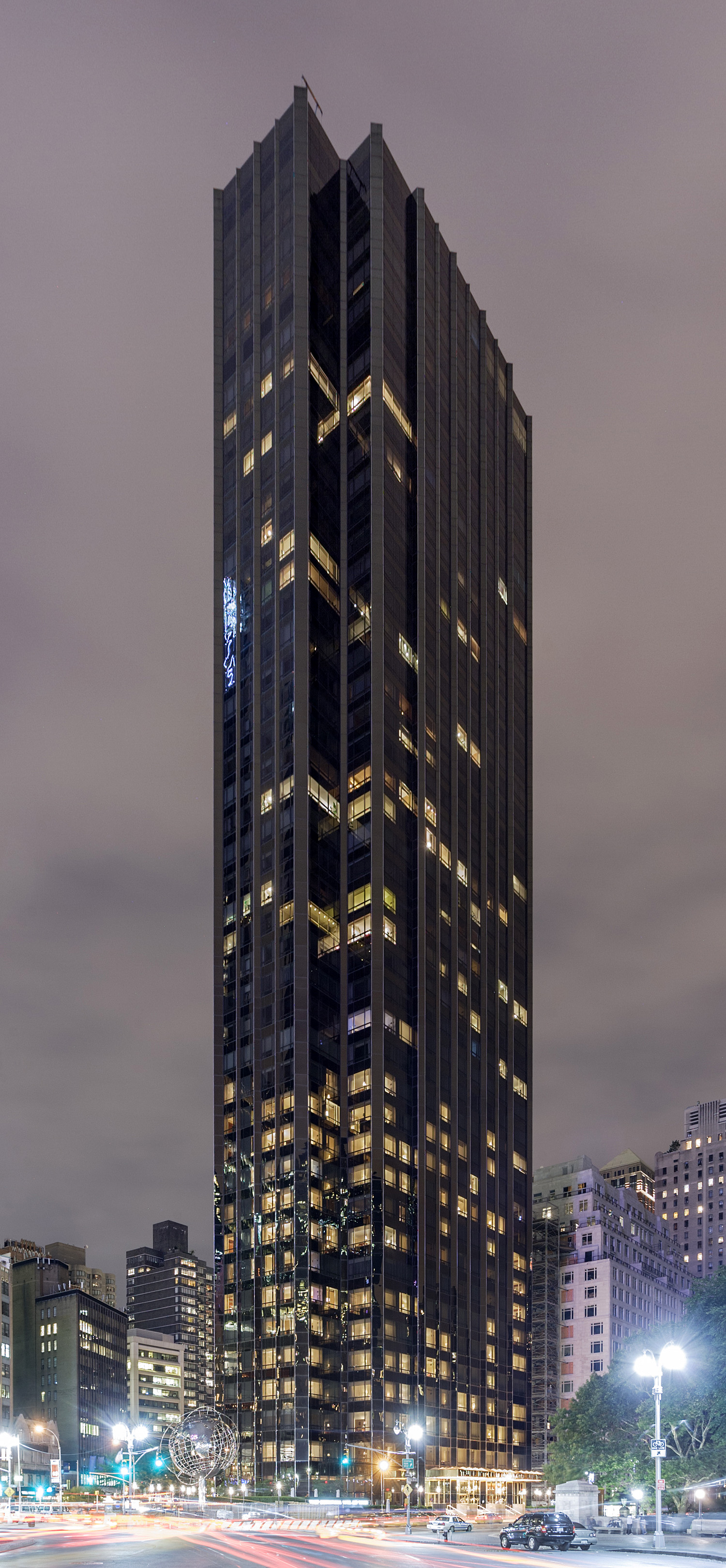 Trump International Hotel & Tower, New York City - View from Columbus Circle. © Mathias Beinling